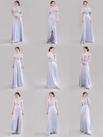 Load image into Gallery viewer, Satin Evening Maxi Dresses in Blue [5 Styles]
