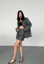 Load image into Gallery viewer, Classic Tailored Shorts in Grey

