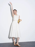 Load image into Gallery viewer, Cutout Pocket Midi Dress [2 Colours]
