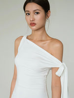 Load image into Gallery viewer, Toga Ribbon Drape Top [2 Colours]
