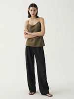 Load image into Gallery viewer, Satin Relaxed V Camisole [2 Colours]
