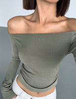 Load image into Gallery viewer, Off Shoulder Cutout Back Top [2 Colours]
