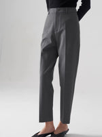 Load image into Gallery viewer, Cropped Line Pants in Grey

