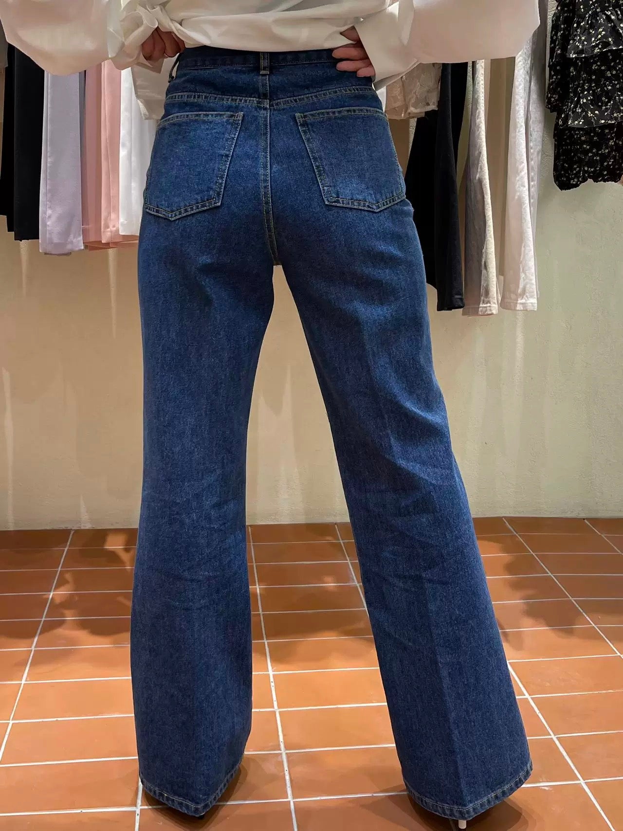 Korean Wide Leg Jeans [2 Colours]