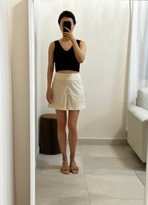 Korean High Waist Zip Shorts [2 Colours]