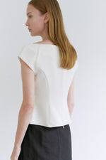 Load image into Gallery viewer, Korean Rumi Tailored Top [2 Colours]
