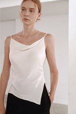Load image into Gallery viewer, Korean Rina Drape Slit Camisole [3 Colours]
