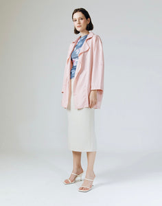 Cara Convertible Sleeve Outerwear in Pink