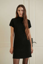 Load image into Gallery viewer, Korean Merino Cashmere Half Knit Dress [3 Colours]

