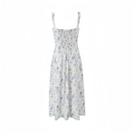 Load image into Gallery viewer, Livy Floral Dress in White/Blue
