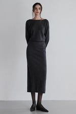 Load image into Gallery viewer, Korean Slit Knit Dress [3 Colours]
