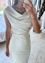 Load image into Gallery viewer, Korean Wide Shoulder Sheath Midi Dress [2 Colours]
