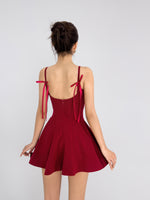 Load image into Gallery viewer, Ribbon Mini Dress [3 Colours]
