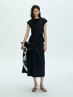 Load image into Gallery viewer, Pintuck Top // Midi Skirt Set [2 Colours]
