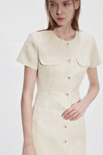 Load image into Gallery viewer, [Ready to Ship] Korean Light Tweed Dress [2 Colours]
