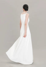 Load image into Gallery viewer, Cami A-Line Pocket Gown in White
