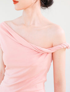 Toga Twist Top in Pink
