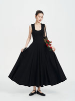 Load image into Gallery viewer, Stretch Sleeveless Flare Maxi Dress [2 Colours]
