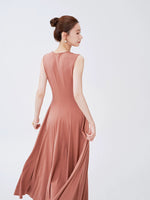 Load image into Gallery viewer, Stretch Sleeveless Flare Maxi Dress [2 Colours]
