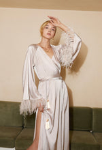 Load image into Gallery viewer, Prisca Feather Wrap Maxi Dress [3 Colours]
