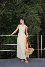 Load image into Gallery viewer, Gathered Pocket Maxi Dress [2 Colours]
