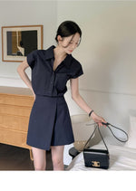 Load image into Gallery viewer, Korean Lyssen Mid Shirt Dress [2 Colours]
