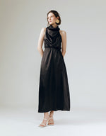 Load image into Gallery viewer, Amelia Ruffle Dress in Black
