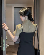 Load image into Gallery viewer, Korean Hanel Pencil Cami Dress [2 Colours]
