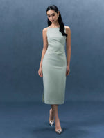 Load image into Gallery viewer, Boatneck Sheath Midi Dress [3 Colours]

