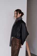 Load image into Gallery viewer, Korean Banding Vegan Leather Jacket [2 Colours]
