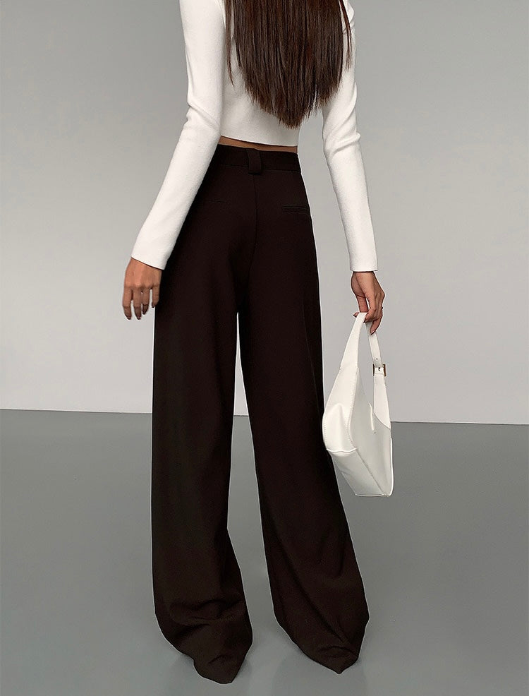 Loop Wide Leg Hook Trousers [3 Colours]