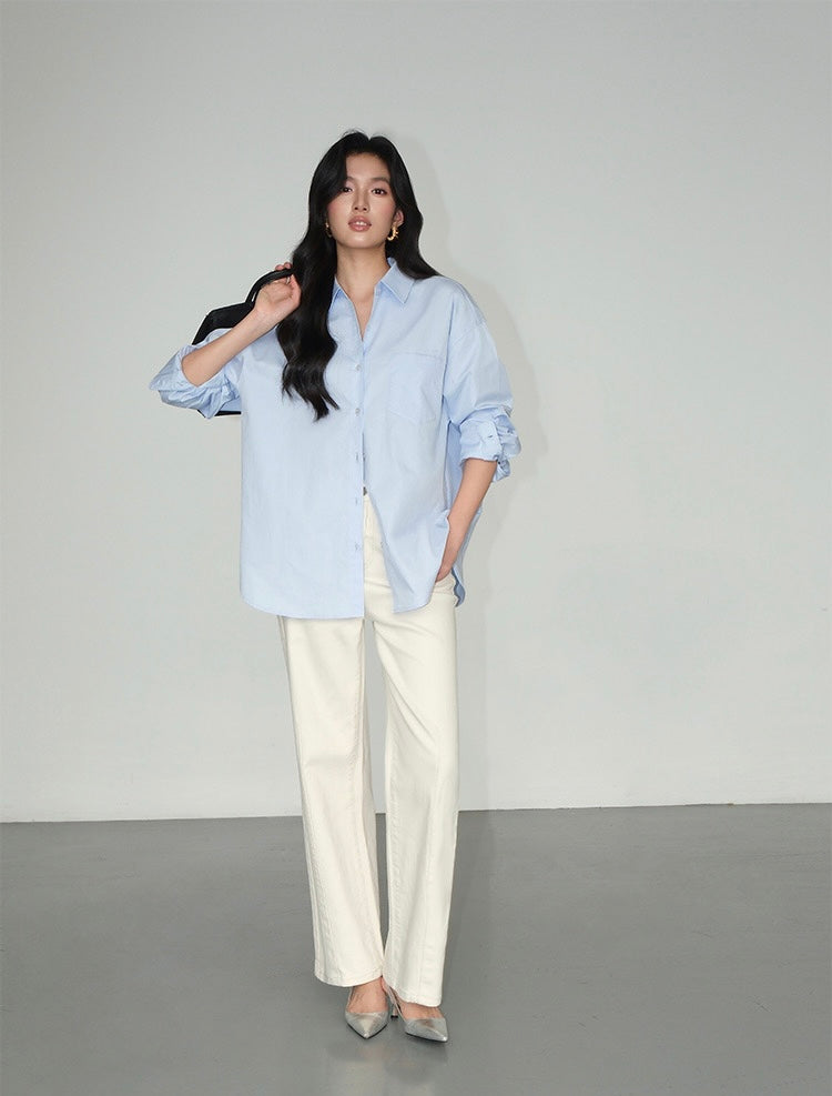 Classic Oversized Pocket Shirt [2 Colours]