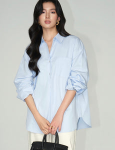 Classic Oversized Pocket Shirt [2 Colours]