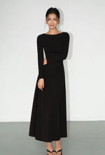 Load image into Gallery viewer, Boatneck Flare Maxi Dress [2 Colours]
