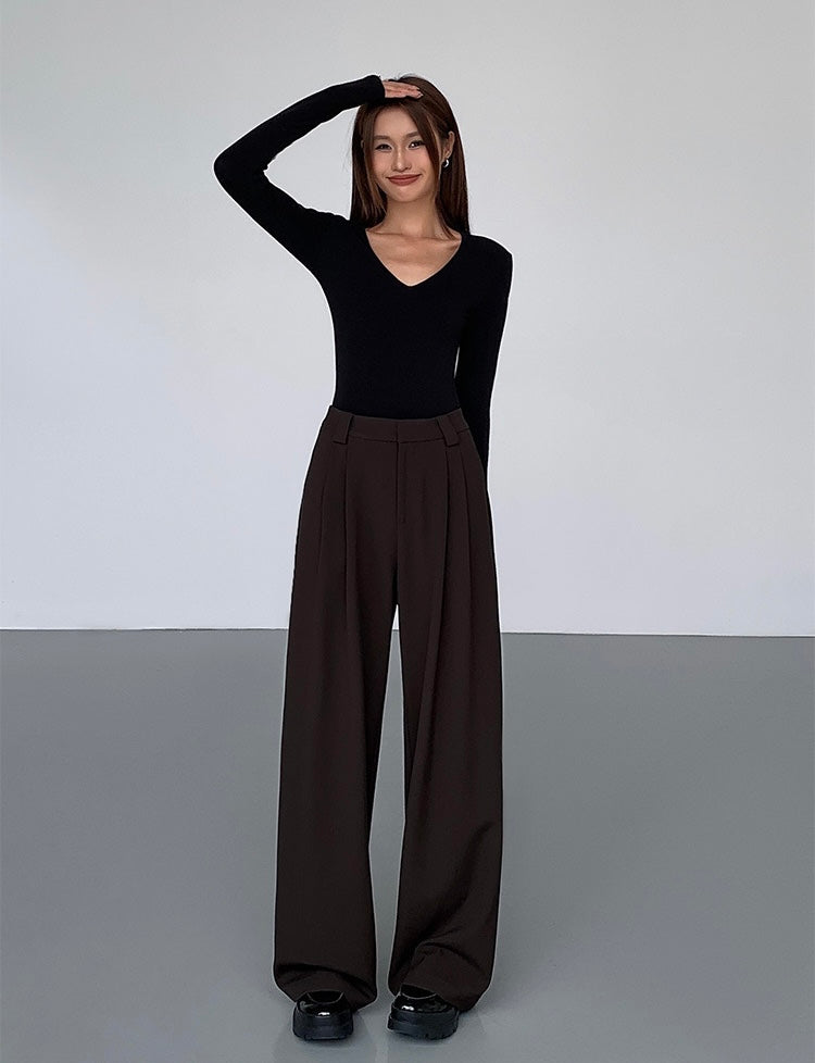 Loop Wide Leg Hook Trousers [3 Colours]