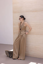 Load image into Gallery viewer, Tailored Vest // Wide Leg Trousers [2 Colours]

