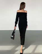 Load image into Gallery viewer, Knitted Slit Skirt [2 Colours]
