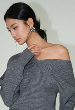 Load image into Gallery viewer, Multi-Way Off Shoulder Sweater [3 Colours]
