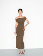 Load image into Gallery viewer, 2-Way Modal Stretch Maxi Dress [2 Colours]
