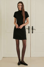 Load image into Gallery viewer, Korean Merino Cashmere Half Knit Dress [3 Colours]
