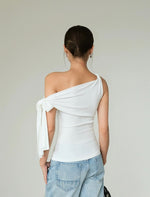 Load image into Gallery viewer, Toga Ribbon Drape Top [2 Colours]
