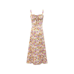 Candace Sweetheart Floral Dress in Multi