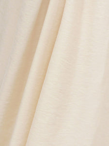 Twist Strap Crepe Maxi Dress in Cream