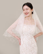 Load image into Gallery viewer, Lace Wedding Veil - Mid
