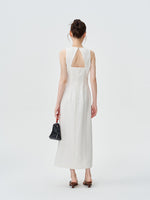 Load image into Gallery viewer, Cutout Back Pocket Slit Shift Dress [2 Colours]
