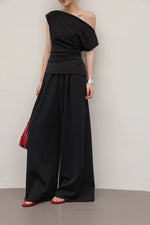 Load image into Gallery viewer, Toga Top // Wide Leg Pants [2 Colours]
