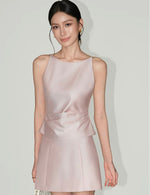 Load image into Gallery viewer, Gathered Peplum Cami // Mini Skirt // Trouses Set [2 Colours]
