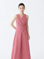 Load image into Gallery viewer, Checked Wrap Maxi Dress [2 Colours]
