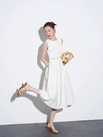 Load image into Gallery viewer, Cutout Pocket Midi Dress [2 Colours]
