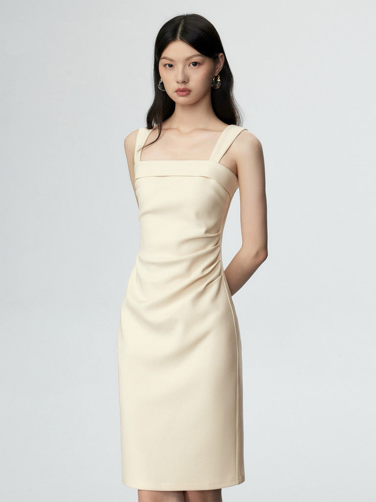 Sleeveless Shift Dress [2 Colours]